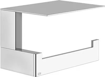 Produktbild von GESSI Rettangolo WC-Papierrollenhalter mit Deckel, Wandmontage Chrom