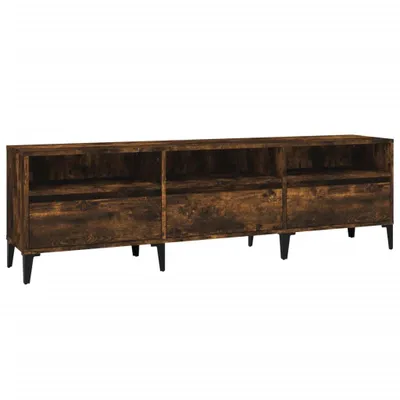 Zdjęcie produktu dla vidaXL Szafka pod TV dąb wędzony 150x30x44,5 cm materiał drewnopochodny