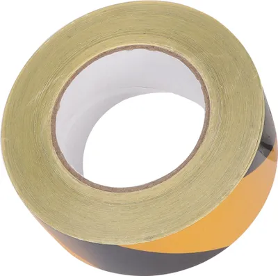 Obrázek produktu pro 50 mm x 46 m bezpečnostní reflexní páska černá žlutá výstražná samolepicí pásky příslušenství