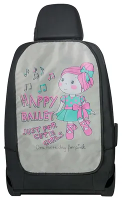 Produktbild von KidsExperts Rückenlehnenschutz Ballet Doll ca. 62 x 40 cm rosa, 26174