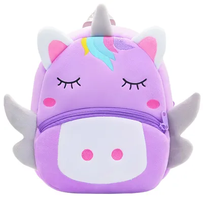 Produktbild von Wildlederrucksack violett – Einhorn