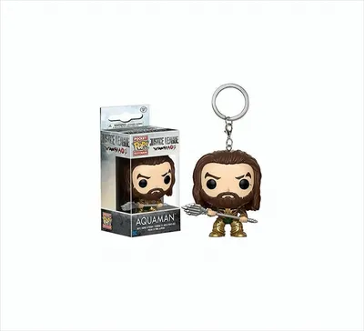 Image de Justice League - Aquaman - Porte-clés Funko Pocket POP  Keychain