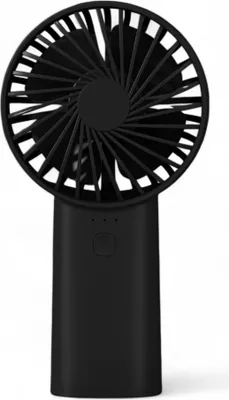 Obrázek produktu pro Mini ruční ventilátor s baterií 4000 mAh – tichý, přenosný, USB-C a LED světlo na cesty, antracitově šedý