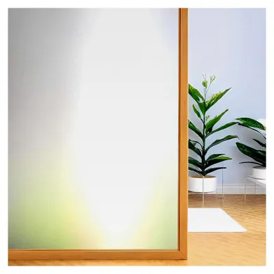 Produktbild von Milchglasfolie 60cm × 10M Sichtschutzfolie blickdicht selbsthaftend, statisch haftend ohne Klebstoff