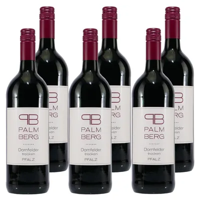 Produktbild von Palmberg Dornfelder QbA -trocken- (6 x 1,0L)