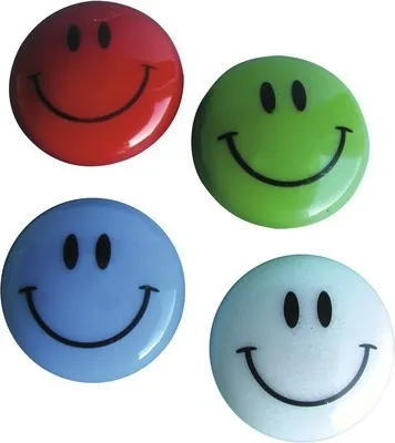Produktbild von Magnethalter Smile Ø 40 mm, 4 Stück