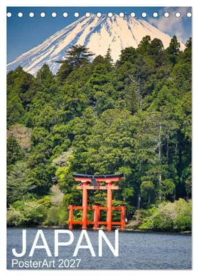Produktbild von Japan PosterArt (Tischkalender 2027 DIN A5 hoch), CALVENDO Monatskalender