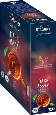 Obrázek produktu pro Meßmer Organic Dark Assam 15 porcí šálků
