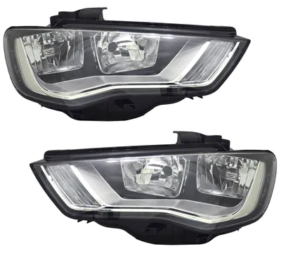 Produktbild von TYC Scheinwerfer für Audi A3 8V 2012-2016 H7 H15 Tagfahrlicht Halogen Set für LW