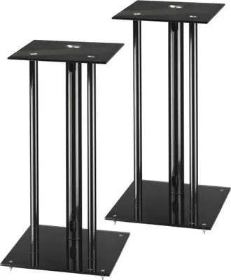 Produktbild von Lautsprecherständer für schwere Boxen, mit Kabelführung, universal, Schwarz (00220881)