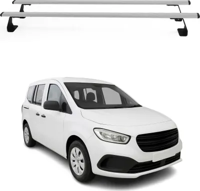 Image de Barres de toit transversales pour Mercedes Citan 2021-2025 Acier Gris 2 pcs