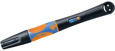 Produktbild von Pelikan griffix® Füller für Linkshänder, Neon Black, Schwarz, Kartuschenfüllsystem, Blau, Kunststoff, Edelstahl, Linkshändig