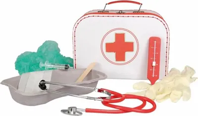 Productafbeelding van Dokterskoffer met accessoires, voor kinderen