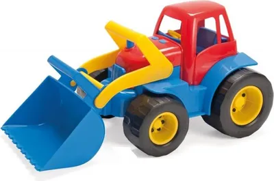 Produktbild von Dantoy Traktor Spielzeug mit Schaufel und Kunststoffrädern - robust