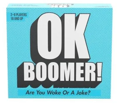 Imagen del producto de OK Boomer! (Edición italiana) – Juego de mesa – Goliath Games – 2-8 jugadores – 18+