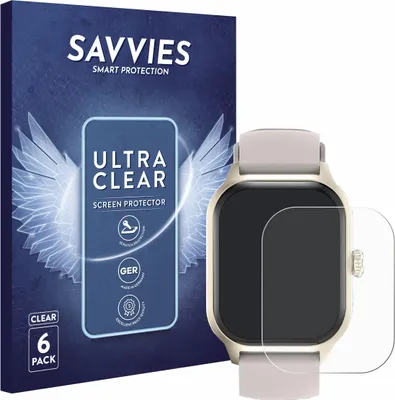 Produktbild von 6x Für LAOYABB QS07 2.01" Schutzfolie Savvies Displayschutz Display Schutz Folie Klar Transparent