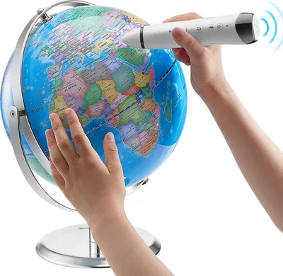 Produktbild von VEVOR English Sprechender Globus 228,6 mm Interaktiver Globus für Kinder Pädagogischer Globus USB-Schnittstelle Geschenke für Kinder