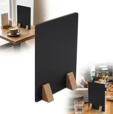 Immagine prodotto di CARTELLO PUBBLICITARIO SEGNALE DI INFORMAZIONE gesso MENU A5 21x15cm piedi naturale