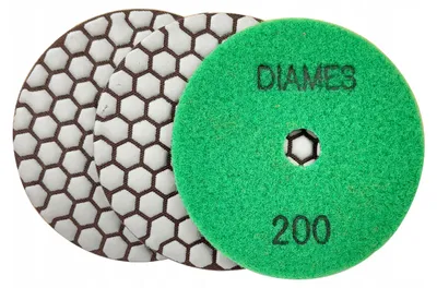 Image de Diames Disques Diamantés Polissage à Sec #200 (Lot 3)