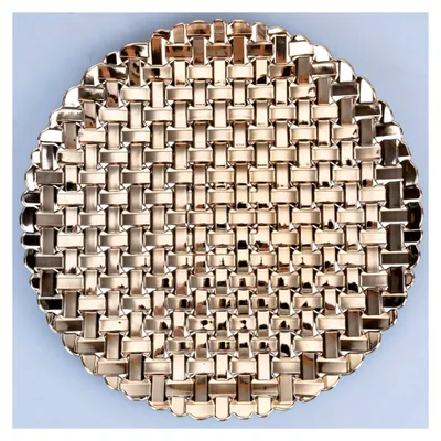 Produktbild von 6er Set Platzteller Ø 33 cm, Geflecht, gold