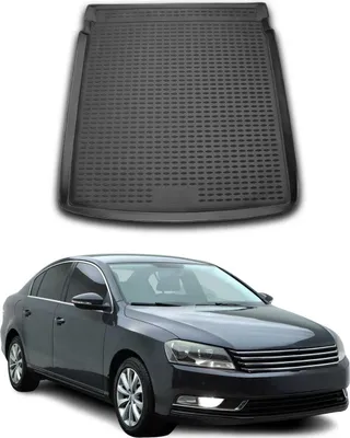 Immagine prodotto di Vaschetta portabagagli per VW Passat B7 berlina 2010-2014 gomma nera TPE