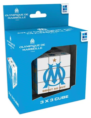 Imagen del producto de Rompecabezas – Cubo de 3x3 – MEGABLEU – Olympique de Marsella – a partir de 7 años