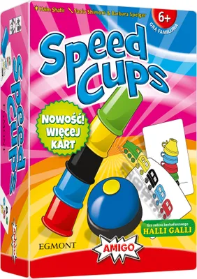 Produktbild von Speed Cups Geschicklichkeitsspiel mit 5 Bechern und Glocke