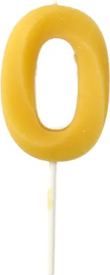 Produktbild von Folat Kerze Zahl 0 Bienen. Sonstige Sonstige
