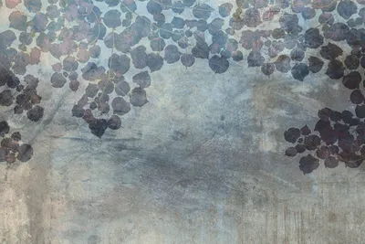 Produktbild von Fototapete - Blue Leaves Abstract 375x250cm - Vliestapete