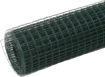 Produktbild von vidaXL Drahtzaun Stahl mit PVC-Beschichtung 10x0,5 m Grün