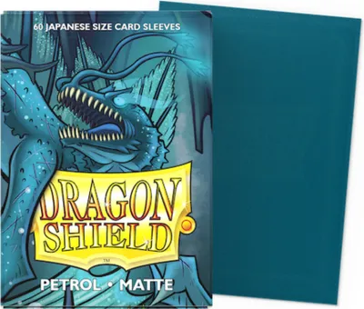 Produktbild von Dragon Shield Small Sleeves - Matte Petrol (60 Sleeves)