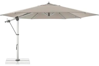 Produktbild von Ampelschirm Doppler Expert 400 cm sand mit UV-Schutz 80, wasserabweisende Polyesterbespannung, leichte Aufspannung per K