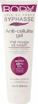 Produktbild von Byphasse Anti Cellulite Gel Red Tea & Grape 250ml