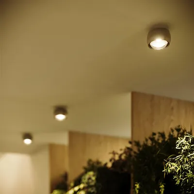 Produktbild von s.luce Beam LED Deckenleuchte mit Linse Ø 8cm Deckenlampe Deckenspot Flurlampe