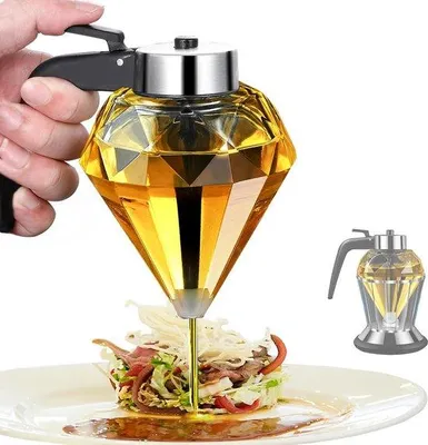 Image de Lot de bouteilles d'huile d'olive de 200 ml - Distributeur d'huile liquide et presse à miel