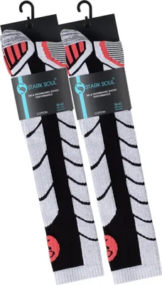 Produktbild von Ski und Snowboard Socken mit Spezialpolsterung, 2 Paar  - 43 - 46 - Schwarz