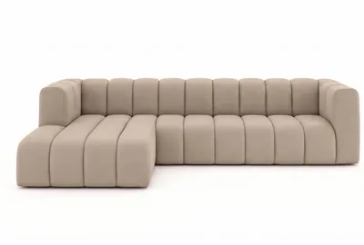 Produktbild von Kaiser Möbel Ecksofa L-Form GRAND 318 cm, stoff Salvador, Beige, Links