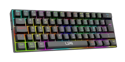 Produktbild von Lipa X23 Gaming-Tastatur Schwarz - Kabellos - RGB-Beleuchtung - Gaming Keyboard