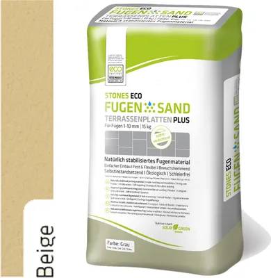 Immagine prodotto di Stones Eco Fugensand Terrassenplatten 1-10 mm Beige 15kg