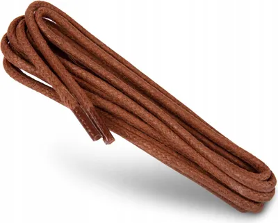 Produktbild von Dünne haltbare gewachste runde Schnürsenkel Kaps - 75 cm - Braun