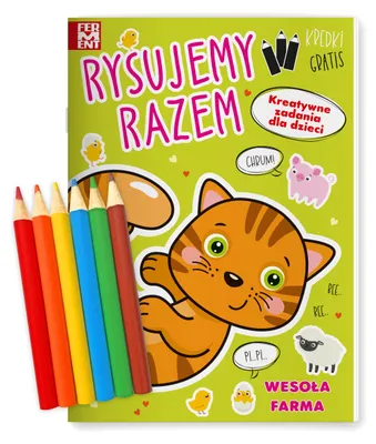 Imagen del producto de Książka do Rysowania Rysujemy Razem z Kredkami