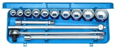 Produktbild von GEDORE D 32 EAU-2 Steckschlüssel-Satz 3/4" 14-teilig UD 15/16-2", 6280690