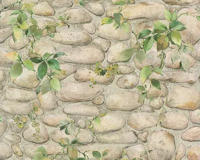 Produktbild von A.S. Création Papiertapete Dekora Natur 5, grün, 10,05 m x 0,53 m, 834416, 8344-16