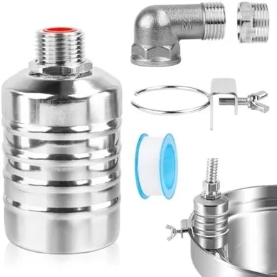 Produktbild von Automatischer Wasserspiegelregler mit Schwimmermechanismus Edelstahl