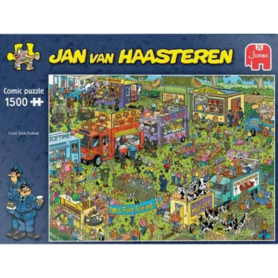 Produktbild von Jan van Haasteren - Food Truck Festival - 1500 Teile, 1500 Stück(e), Comics, 12 Jahr(e)