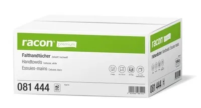 Produktbild von RACON 080041-0 Falthandtuch premium hochweiß ZZ-Falz 4050 Blatt