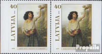 Produktbild von Briefmarken Lettland 2006 Mi 675Dl/Dr Paar (kompl.Ausg.) postfrisch Kunst