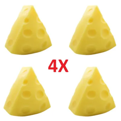 Produktbild von OLi Therapieknete 4X Squishy Pizza Knete –Drücken & Entspannen ( Anti-Stress, Spielspaß für Kinder & Erwachsene, weicher Slow Rising Design