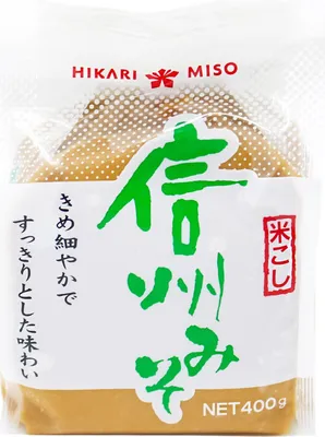 A package of Hikari Shinshu Miso Shiro.
