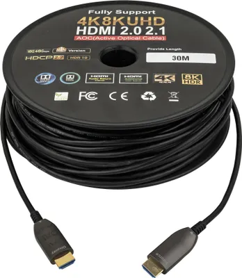 Produktbild von DAP HDMI 2.1 AOC 8K Fibre Cable 30 m - Vergoldet